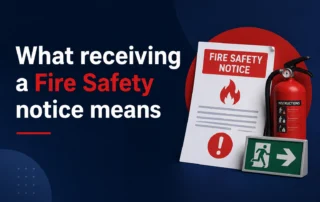 Fire safety notice